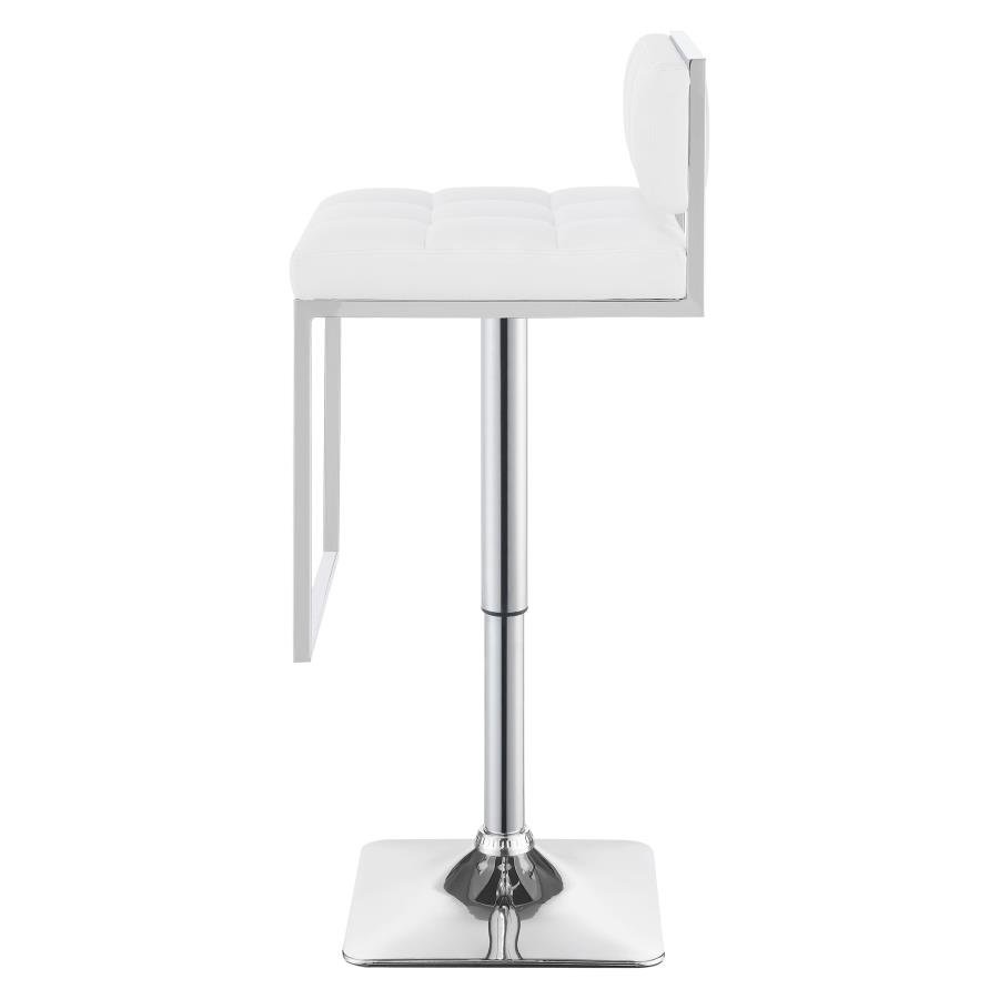 100193_06x900.jpg ALAMEDA ADJUSTABLE BAR STOOL CHROME AND WHITE - Image 6
