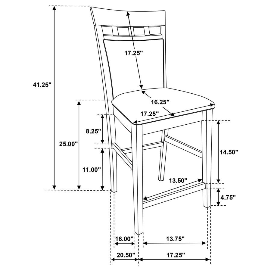 100219_10x900.jpg GABRIEL CLOSED BACK COUNTER CHAIR CAPPUCCINO (SET OF 2) - Image 11
