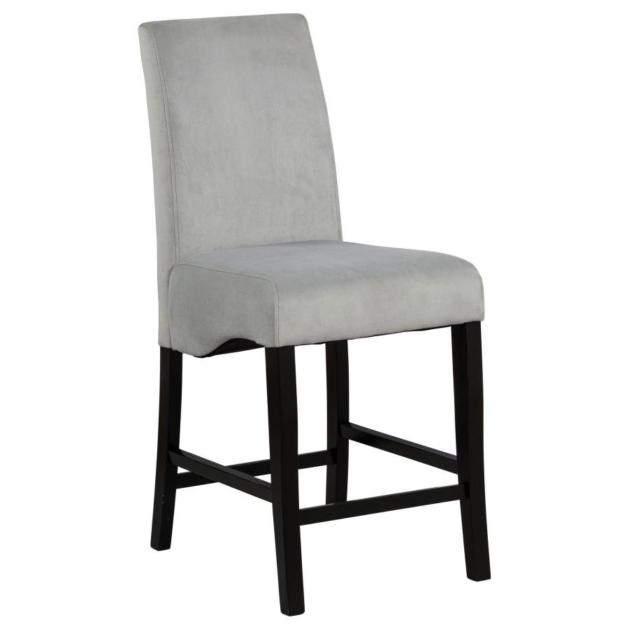 102069GRY_02x900.jpg STANTON VELVET UPHOLSTERED COUNTER CHAIR GREY (SET OF 2) - Image 3