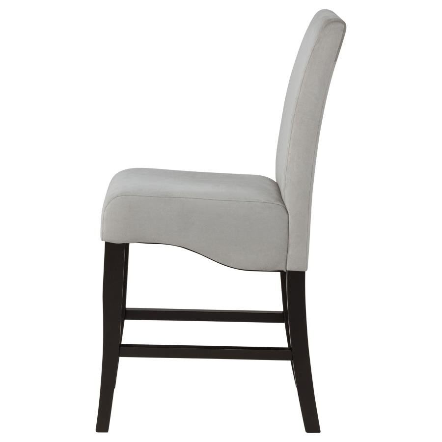 102069GRY_05x900.jpg STANTON VELVET UPHOLSTERED COUNTER CHAIR GREY (SET OF 2) - Image 6