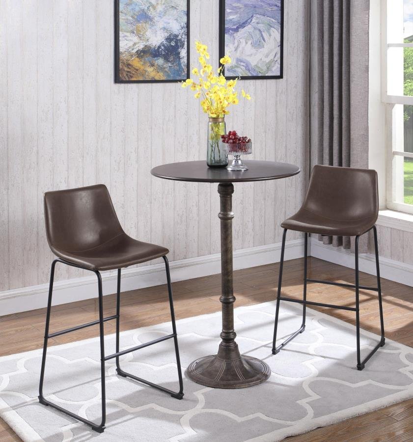 102536_13x900.jpg MICHELLE UPHOLSTERED BAR CHAIR BROWN (SET OF 2) - Image 14