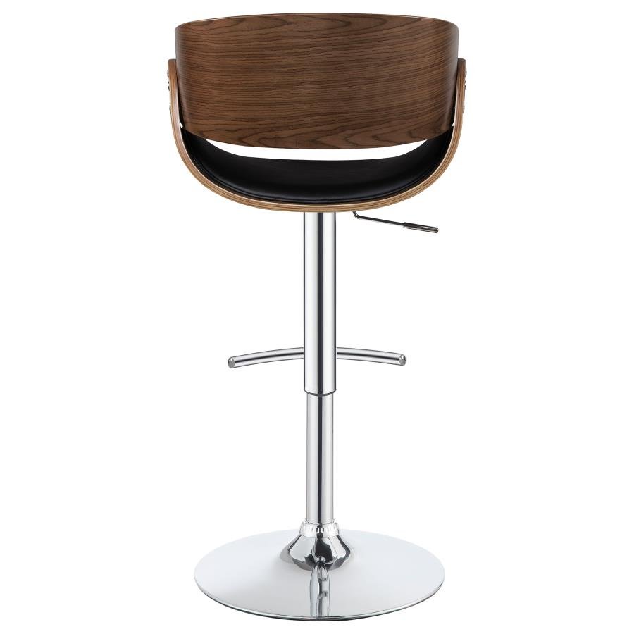 104965_06x900.jpg DANA ADJUSTABLE BAR STOOL BLACK AND CHROME - Image 6