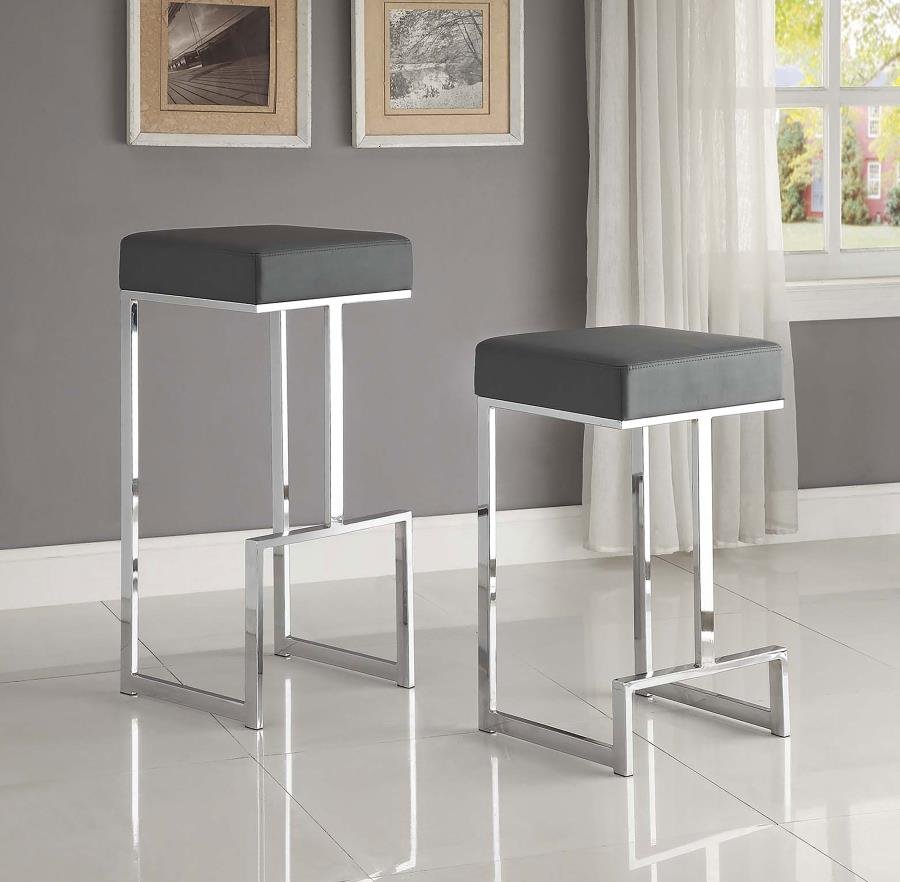 105262_07x900.jpg GERVASE SQUARE BAR STOOL GREY AND CHROME - Image 7
