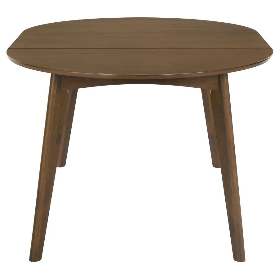 105361_04x900.jpg JEDDA OVAL 60-INCH EXTENSION LEAF DINING TABLE DARK WALNUT - Image 4