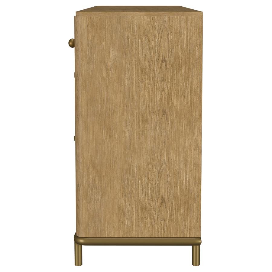 108935SWD_06x900.jpg ARINI 2-DRAWER CANE DOOR DINING SIDEBOARD SERVER SAND WASH - Image 6