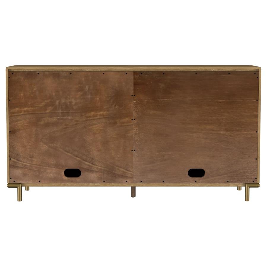 108935SWD_08x900.jpg ARINI 2-DRAWER CANE DOOR DINING SIDEBOARD SERVER SAND WASH - Image 8