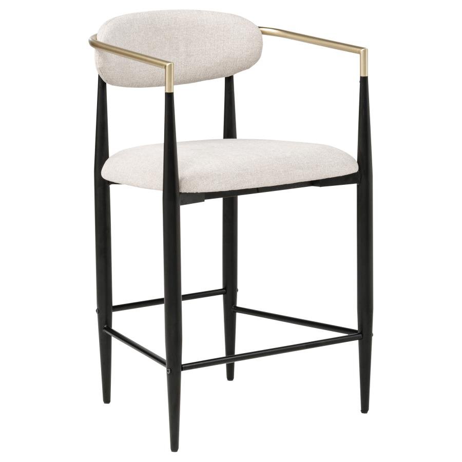 121184_02x900.jpg TINA FABRIC UPHOLSTERED COUNTER CHAIR BEIGE (SET OF 2) - Image 3