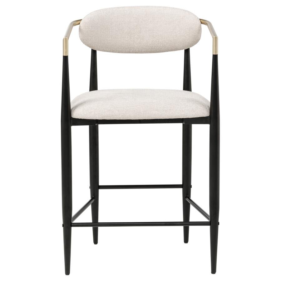 121184_03x900.jpg TINA FABRIC UPHOLSTERED COUNTER CHAIR BEIGE (SET OF 2) - Image 4