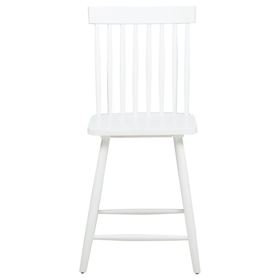 122509WHT_03x900.jpg ANDREWS WINDSOR COUNTER HEIGHT DINING SIDE CHAIR WHITE (SET OF 2) - Image 4