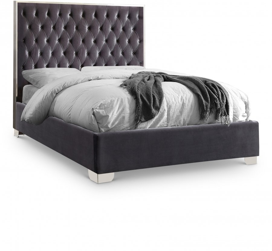 Lexi Velvet Upholstered Bed