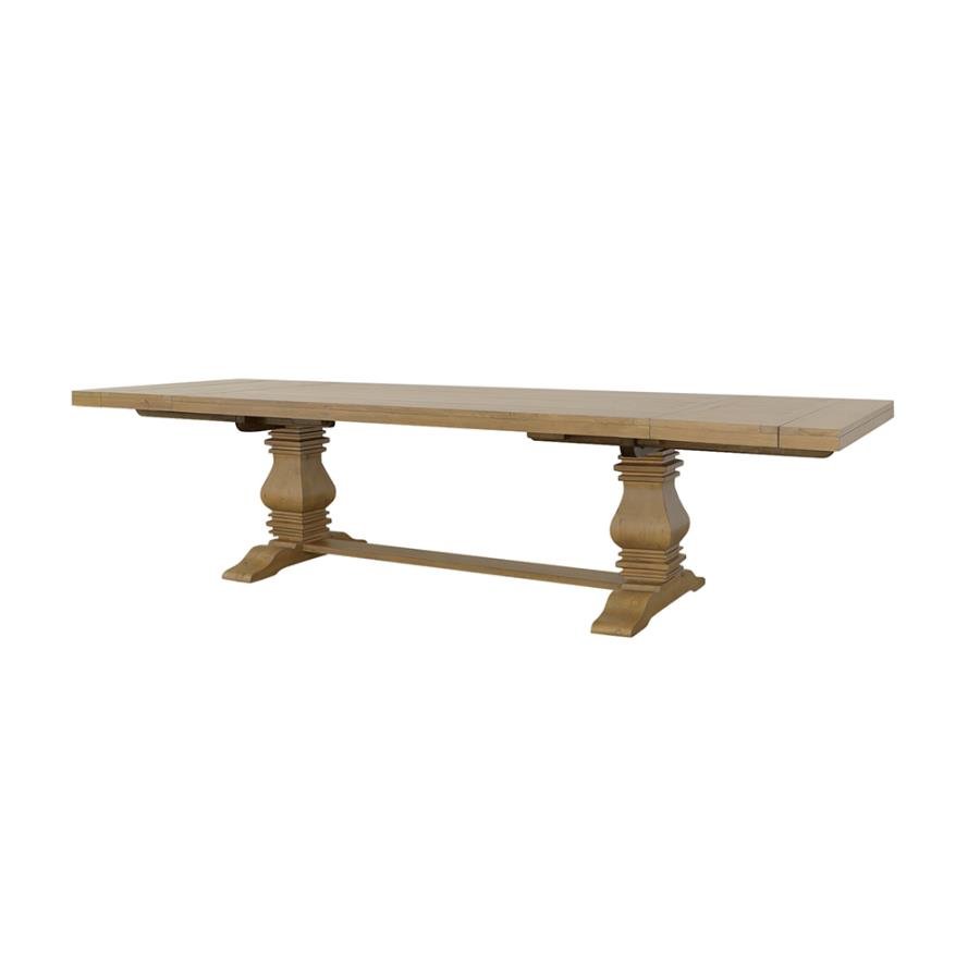 180201_06x900.jpg FLORENCE 126-INCH EXTENSION DINING TABLE RUSTIC HONEY - Image 7