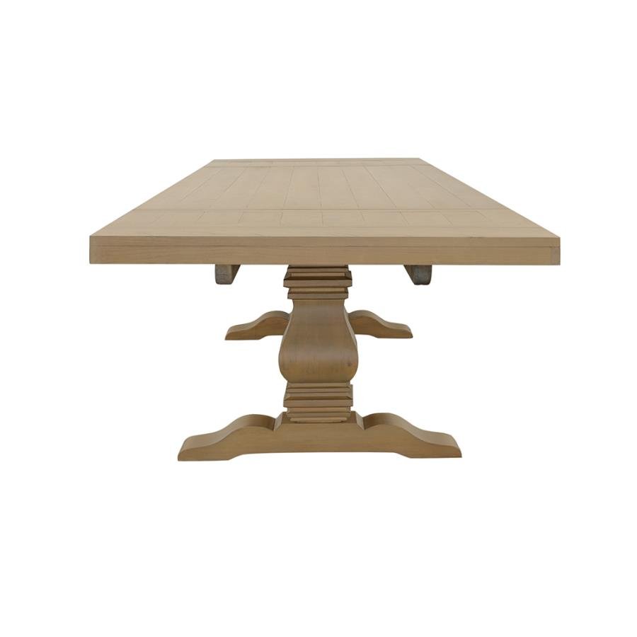 180201_08x900.jpg FLORENCE 126-INCH EXTENSION DINING TABLE RUSTIC HONEY - Image 9