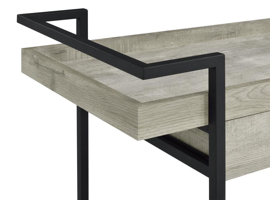 181005_09x900.jpg VENTURA 1-DRAWER ENGINEERED WOOD BAR CART GREY DRIFTWOOD - Image 9