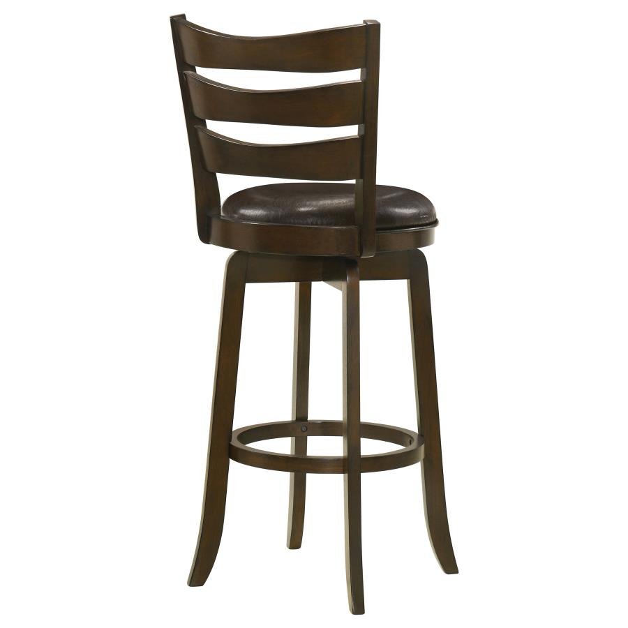 181369_07x900.jpg MURPHY WOOD PUB HEIGHT SWIVEL BAR CHAIR DARK BROWN - Image 7