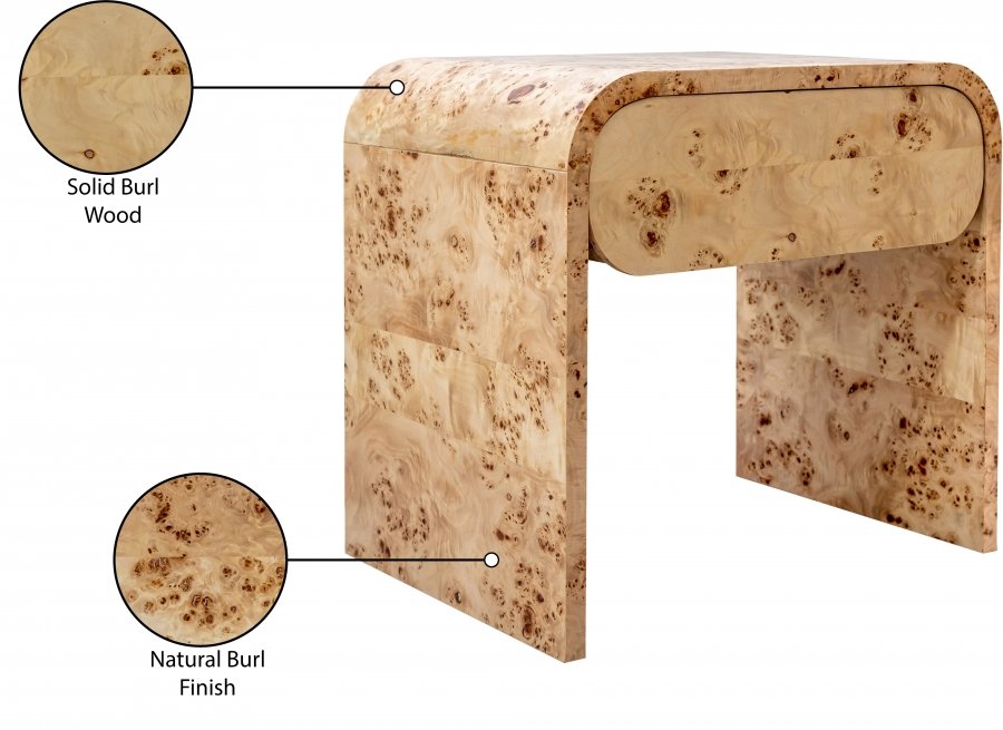 18449_00.jpg Cresthill Burl Wood Nightstand - Image 12