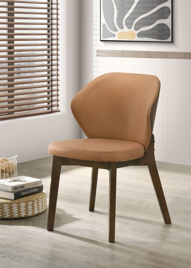 192522_01x900.jpg RANDOLPH DINING SIDE CHAIR BUTTERSCOTCH AND BROWN (SET OF 2) - Image 2