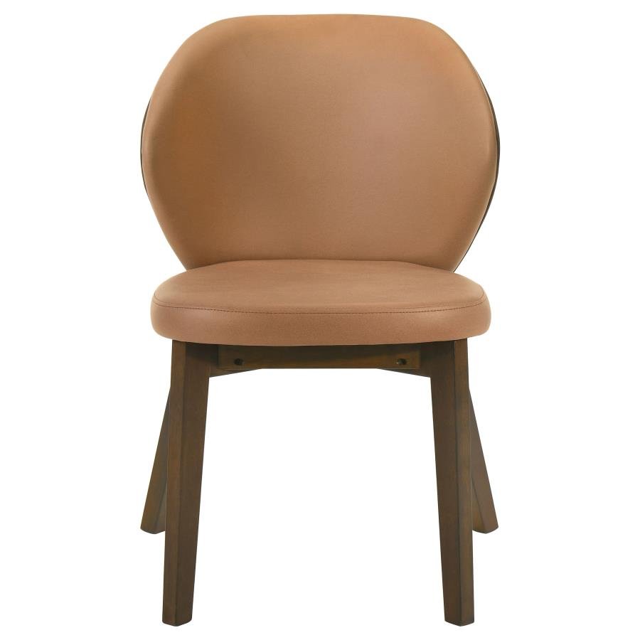 192522_03x900.jpg RANDOLPH DINING SIDE CHAIR BUTTERSCOTCH AND BROWN (SET OF 2) - Image 4