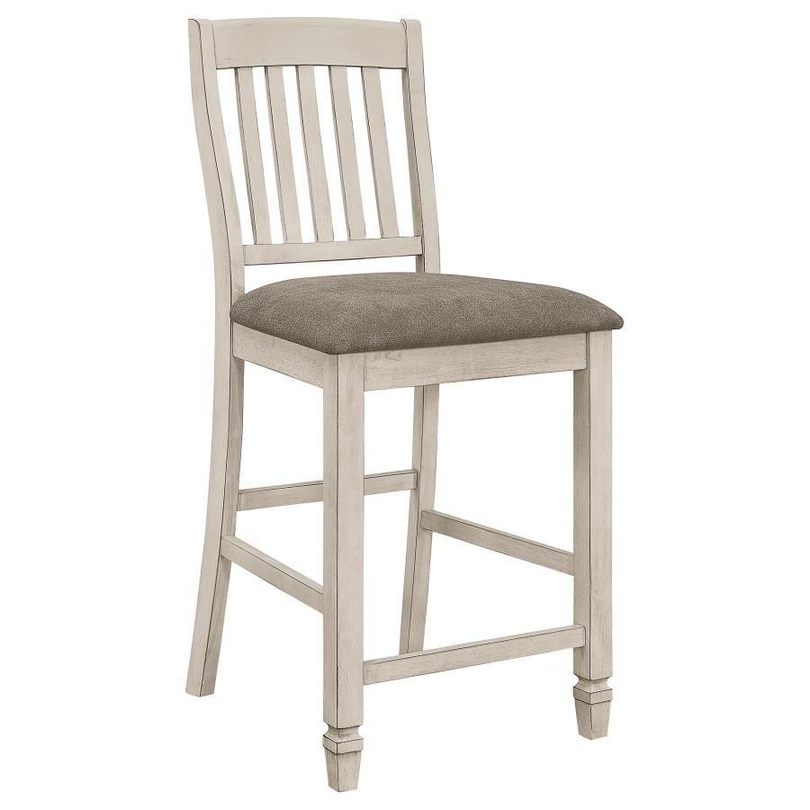 192819_02x900.jpg SARASOTA WOOD COUNTER CHAIR RUSTIC CREAM (SET OF 2) - Image 3