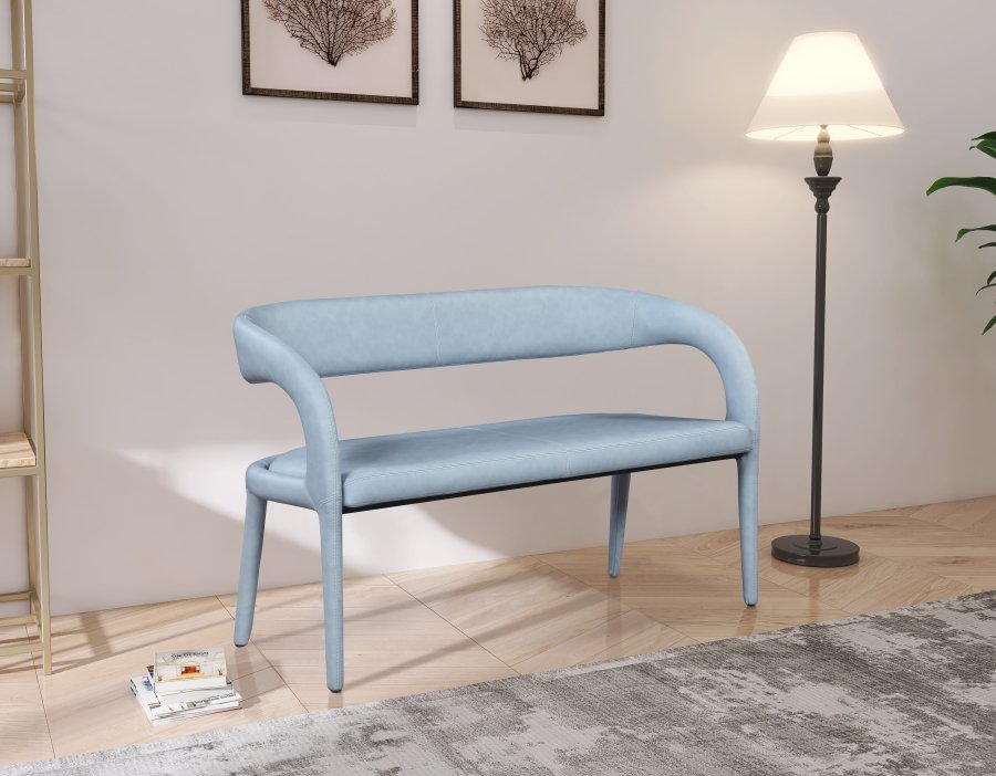 20579-1.jpg Sylvester Vegan Leather Upholstered Bench - Image 2