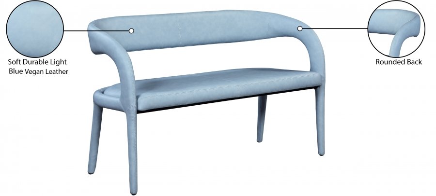 20579_00.jpg Sylvester Vegan Leather Upholstered Bench - Image 9