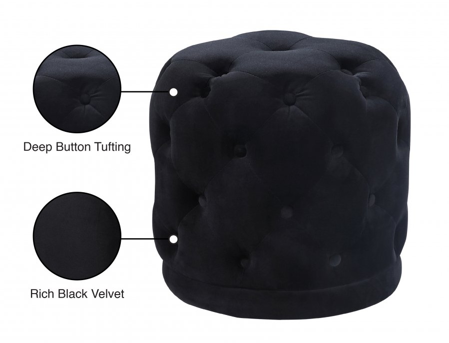 2105_00.jpg Harper Velvet Upholstered Stool - Image 4