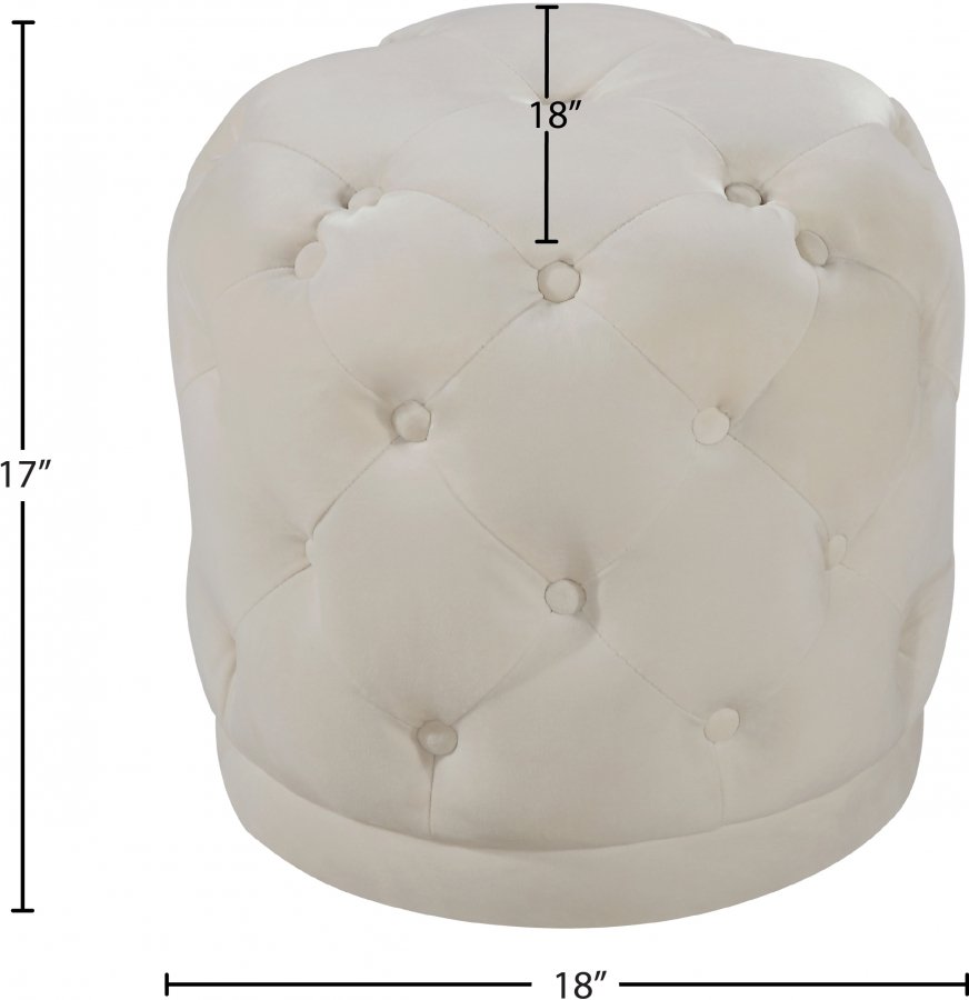 2106_0.jpg Harper Velvet Upholstered Stool - Image 3