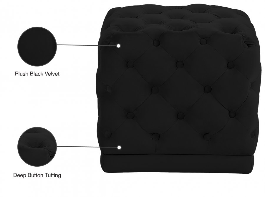 2112_00.jpg Stella Velvet Upholstered Stool - Image 4
