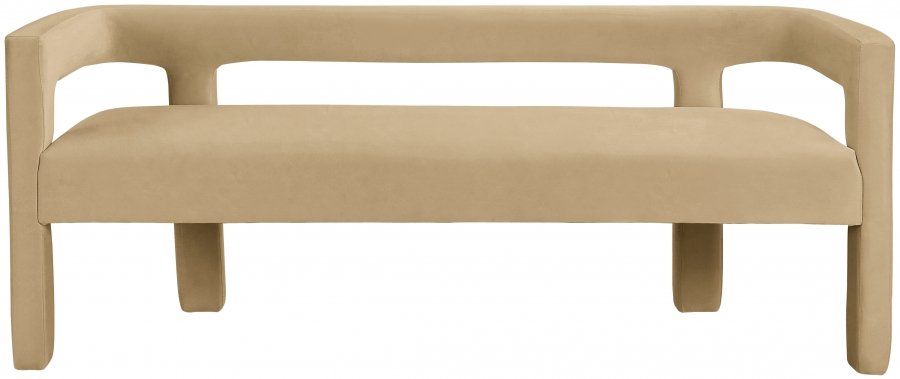 22333-3.jpg Athena Velvet Upholstered Bench - Image 4