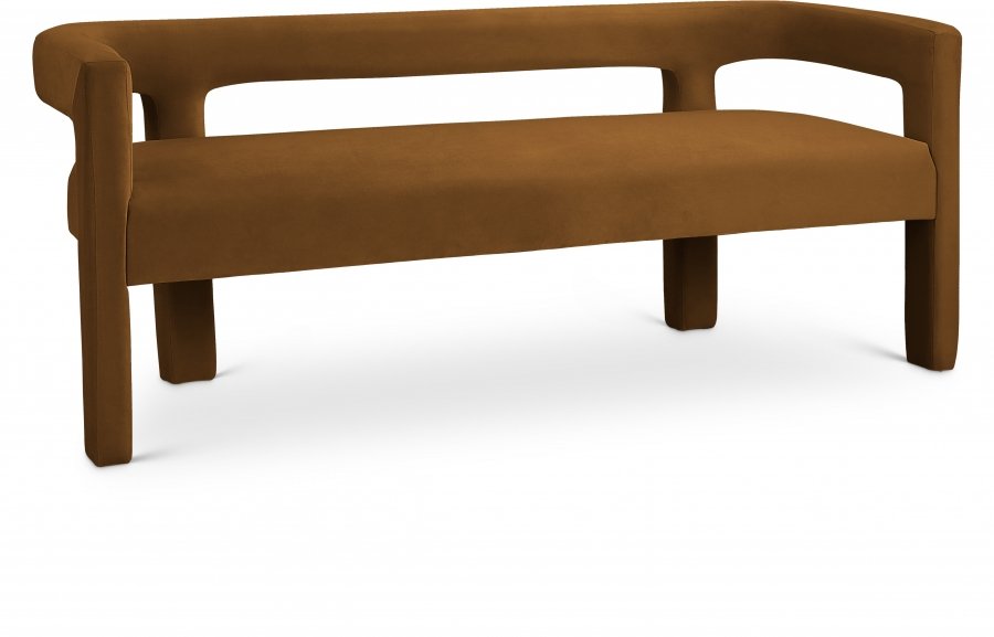 Athena Velvet Upholstered Bench