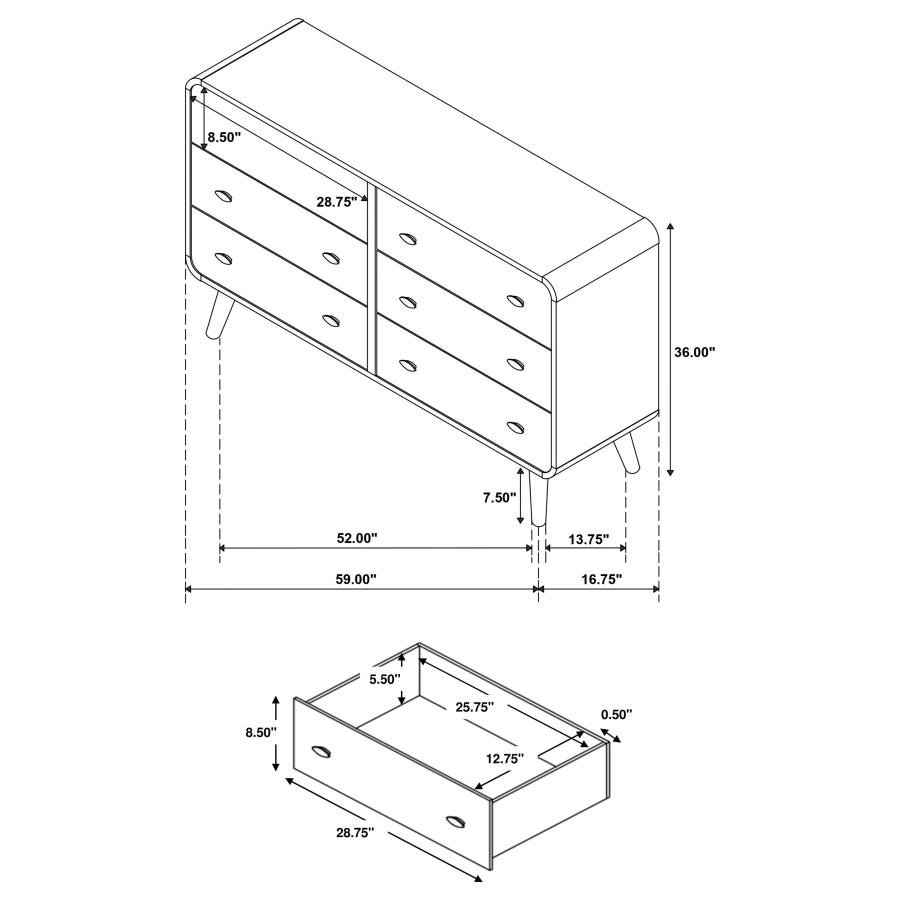 225091Q-S5_17x900.jpg ROBYN 5-PIECE QUEEN BEDROOM SET LIGHT ASH - Image 17