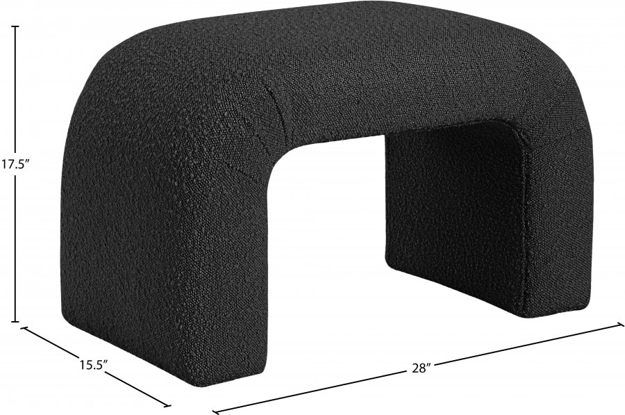 22855_0.jpg Niagara Boucle Fabric Upholstered Bench - Image 6