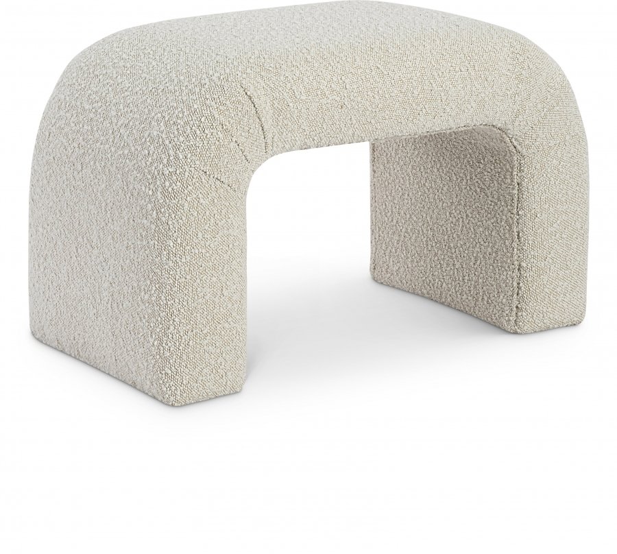 Niagara Boucle Fabric Upholstered Bench