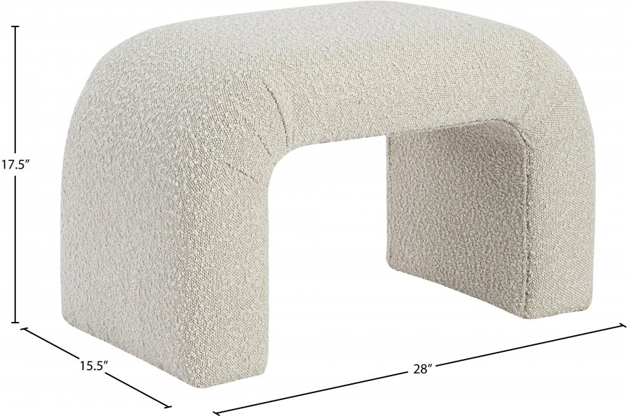 22857_0.jpg Niagara Boucle Fabric Upholstered Bench - Image 6