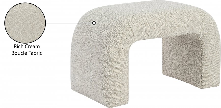 22857_00.jpg Niagara Boucle Fabric Upholstered Bench - Image 7