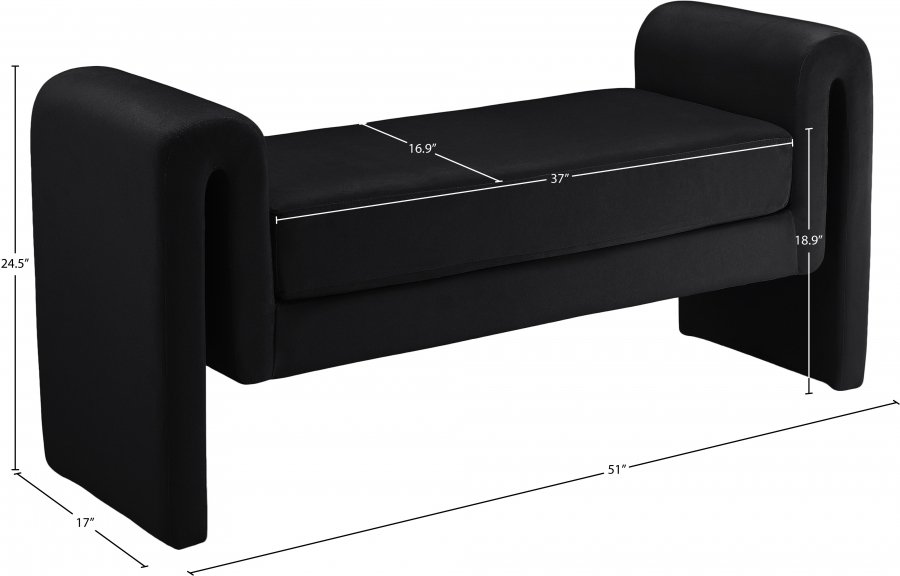 23404_0.jpg Sloan Velvet Upholstered 51" Bench - Image 6