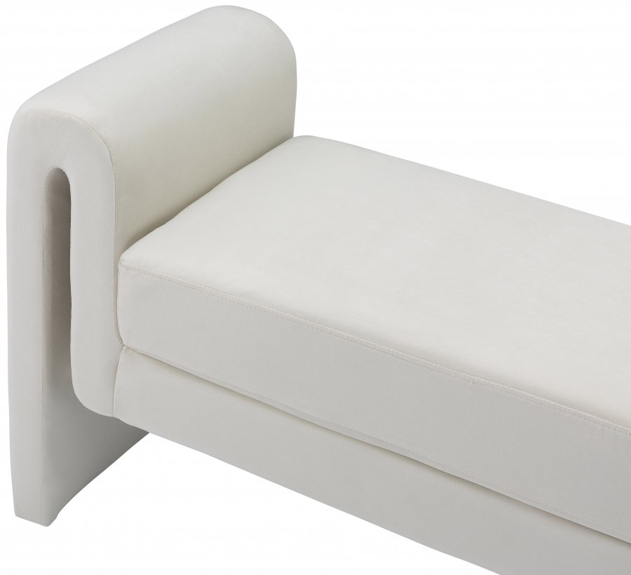 23407-4.jpg Sloan Velvet Upholstered 51" Bench - Image 5