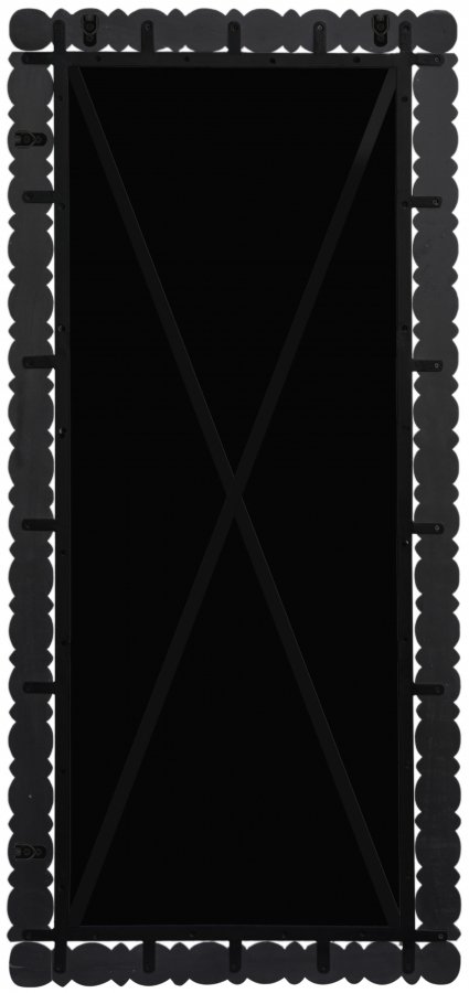 23886-3.jpg Aubrey Acacia Wood Frame Mirror - Image 4