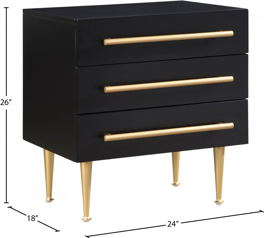 25948_0.jpg Marisol Wood Veneer And Iron Nightstand - Image 9