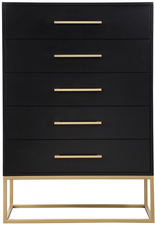 25950-2.jpg Maxine Wood Veneer And Iron Chest - Image 3