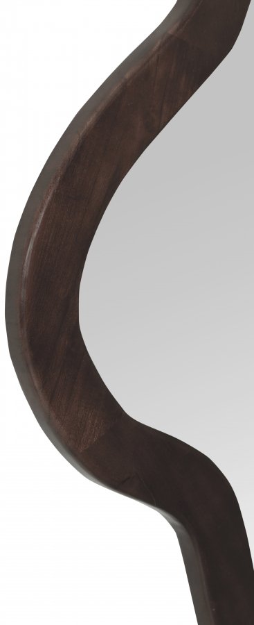 25976-4.jpg Oblique Acacia Wood Frame Mirror - Image 5
