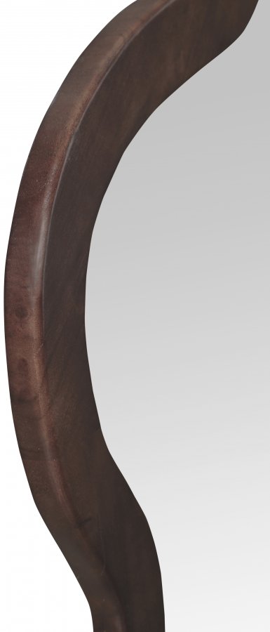 25976-7.jpg Oblique Acacia Wood Frame Mirror - Image 8