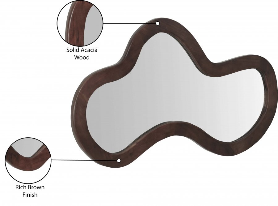 25976_00.jpg Oblique Acacia Wood Frame Mirror - Image 10