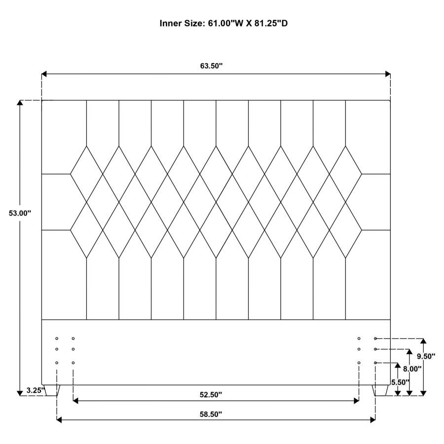 300007QB1_05x900.jpg CHLOE UPHOLSTERED QUEEN PANEL HEADBOARD OATMEAL - Image 5