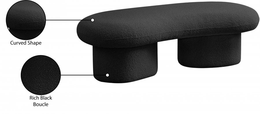 31072_00.jpg Luka Boucle Fabric Upholstered Bench - Image 14