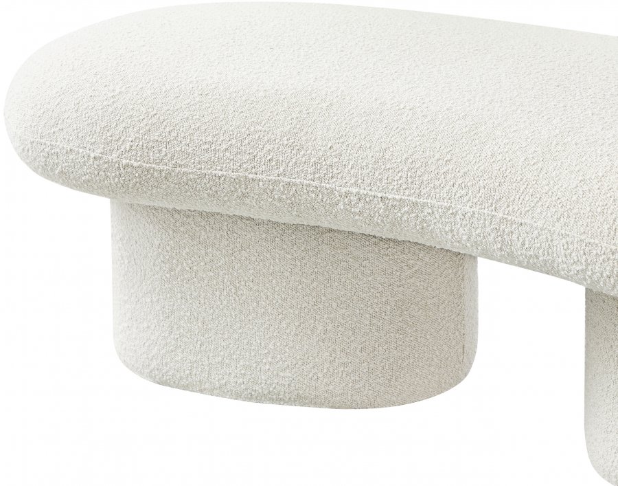 31074-8.jpg Luka Boucle Fabric Upholstered Bench - Image 9