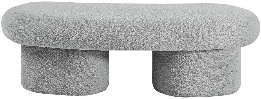 31076-2.jpg Luka Boucle Fabric Upholstered Bench - Image 3