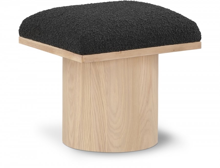 Pavilion Boucle Fabric Upholstered Stool
