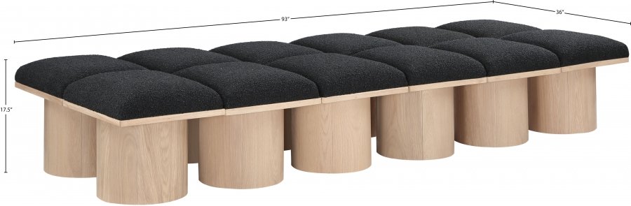 33654_0.jpg Pavilion Boucle Fabric Upholstered 12pc. Modular Bench - Image 7