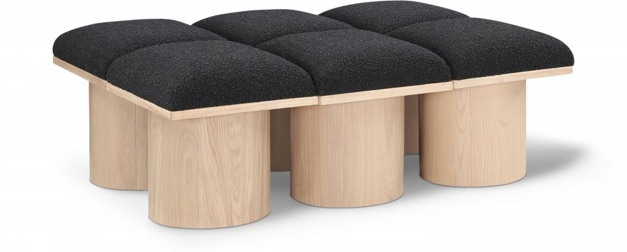 Pavilion Boucle Fabric Upholstered 6pc. Modular Bench
