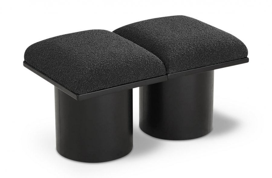Pavilion Boucle Fabric Upholstered 2pc. Modular Bench
